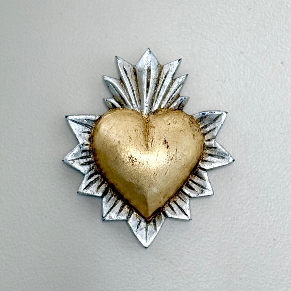 Silver and Gold Sacred Heart