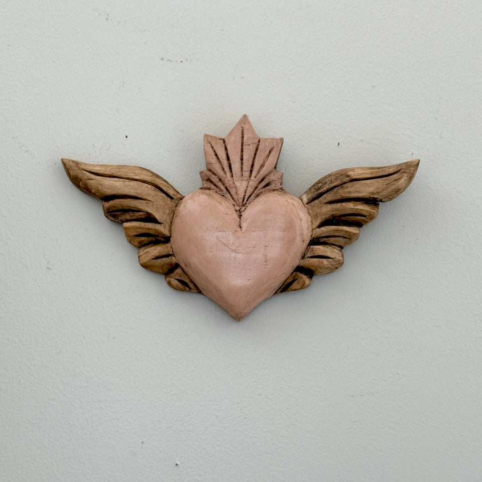 Medium Simple Heart with Wings