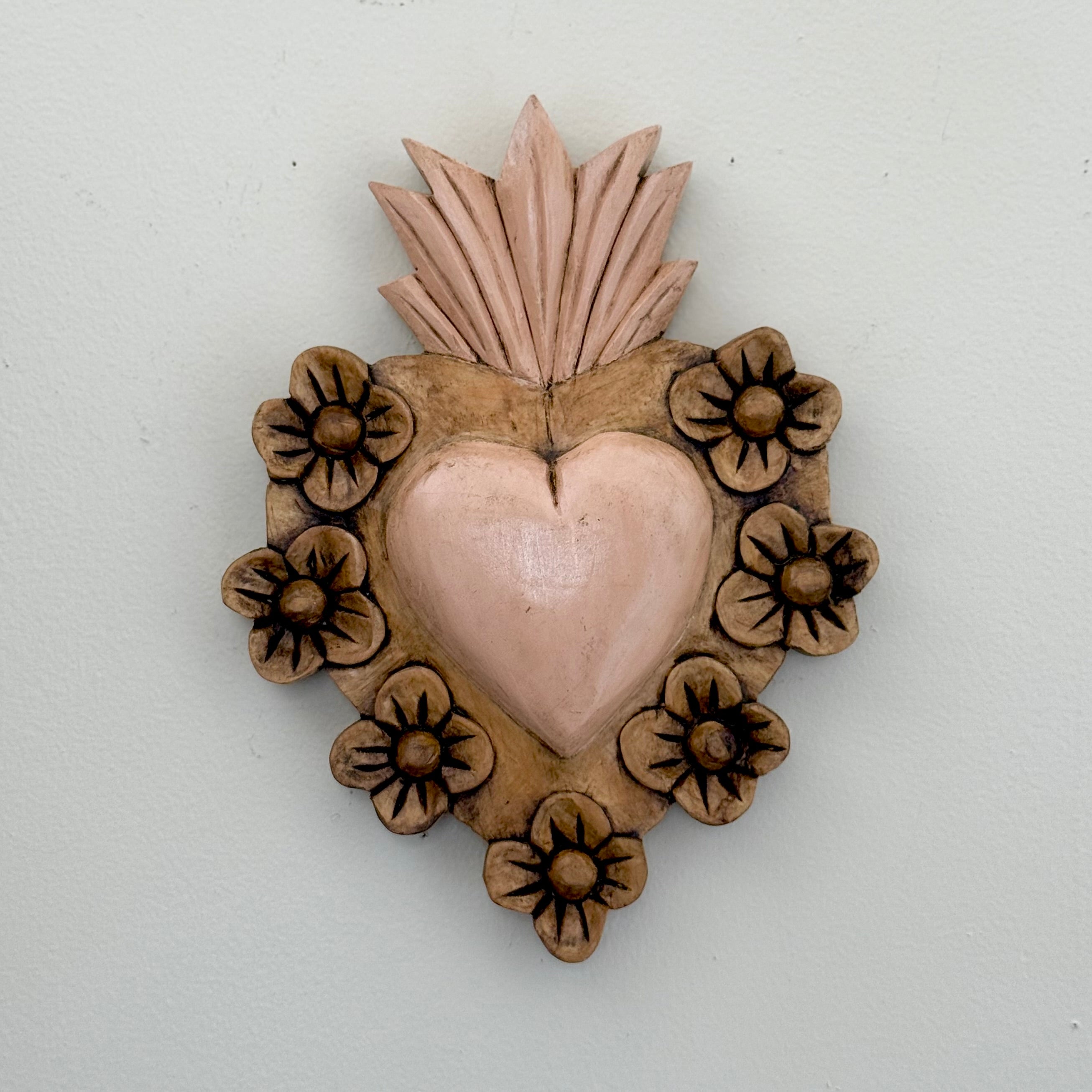 Floral Sacred Hearts