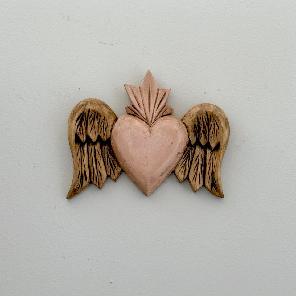 Heart with Down Wings