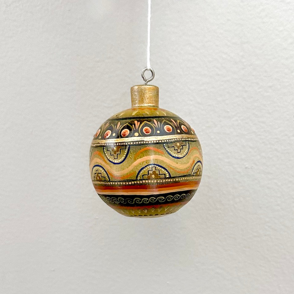 Neutral Alebrije Holiday Ornaments