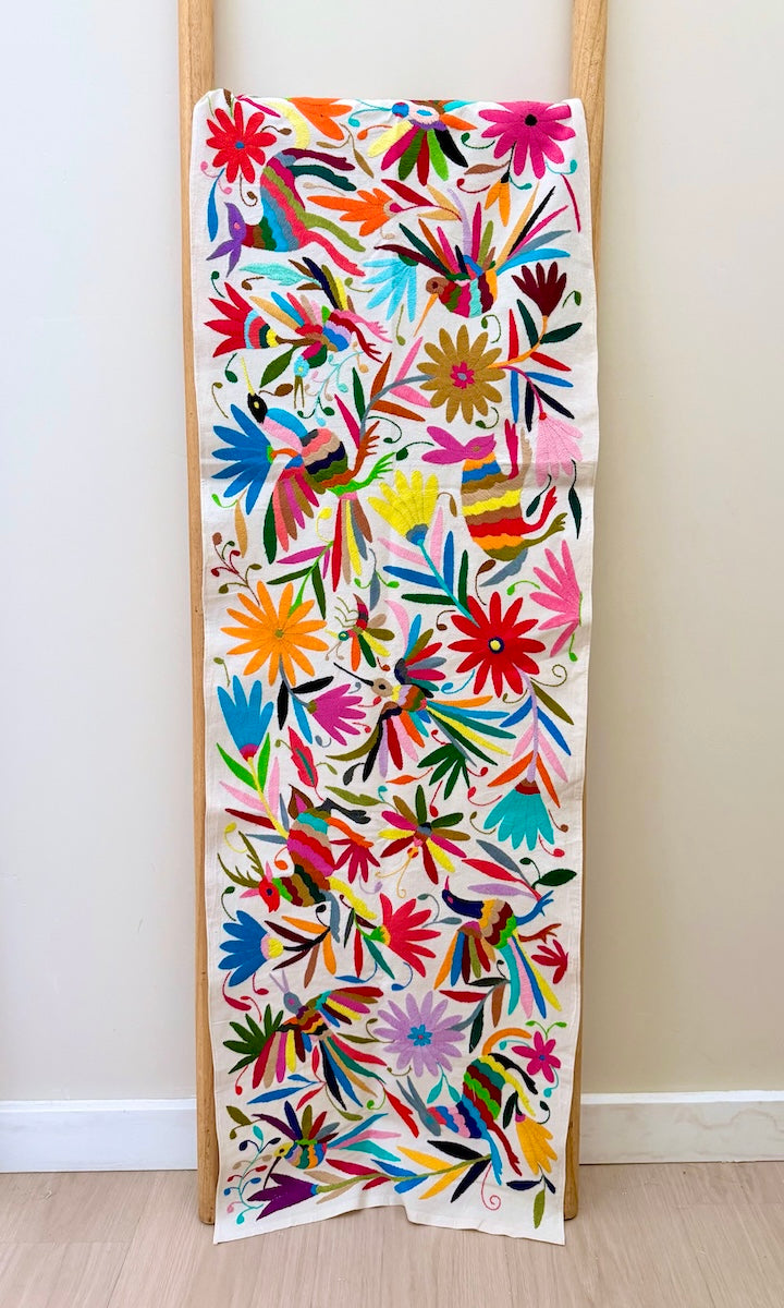 Traditional Multi Color Otomi Table Runners