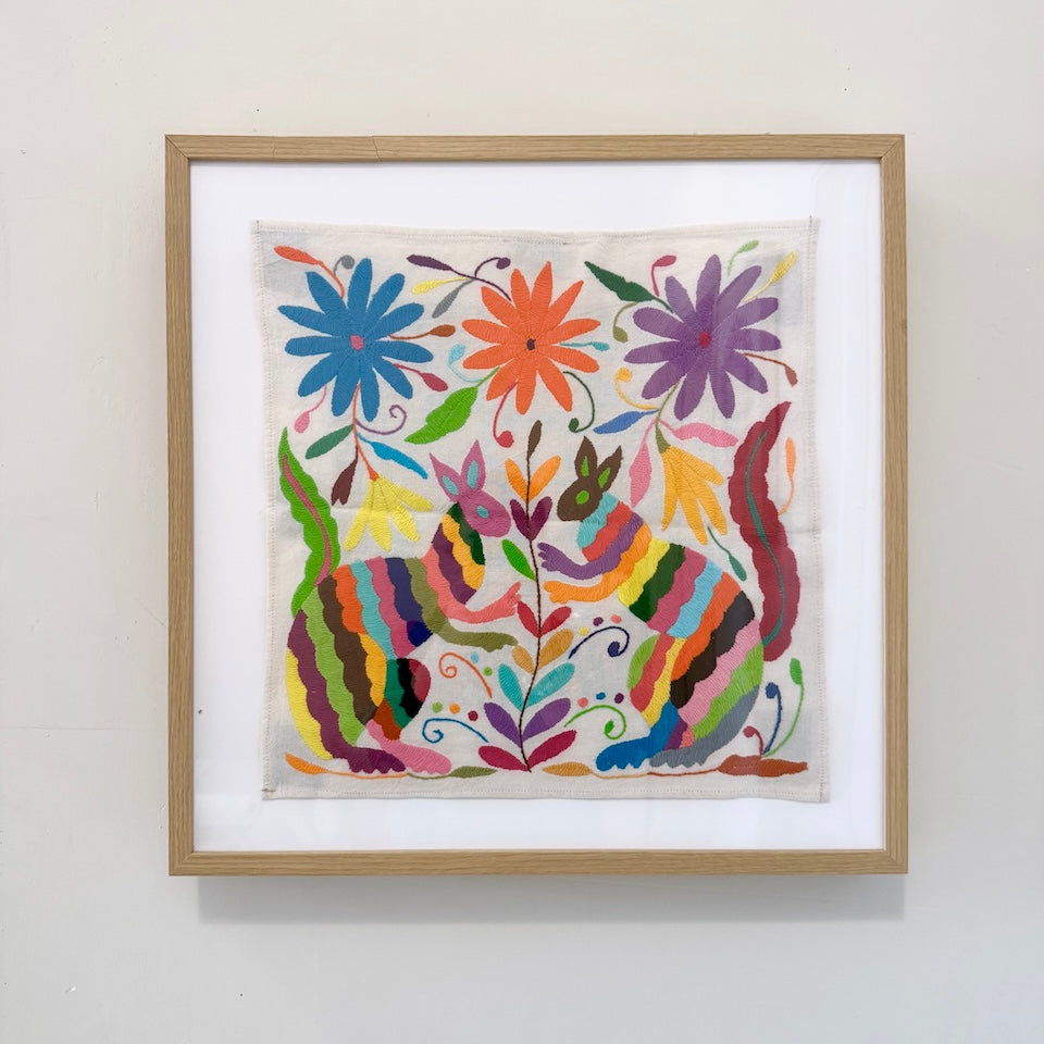 Multi Color Traditional Otomi Tapestry