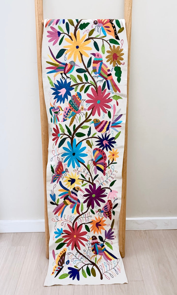 Traditional Multi Color Otomi Table Runners