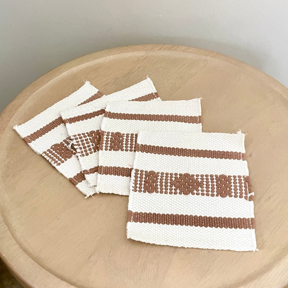 Boho Oaxacan Waistloom Coasters