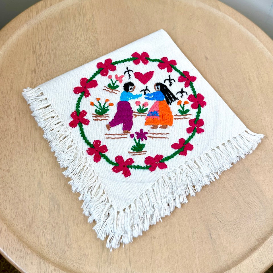 In Love Embroidered Napkins