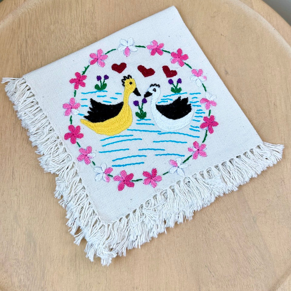 In Love Embroidered Napkins