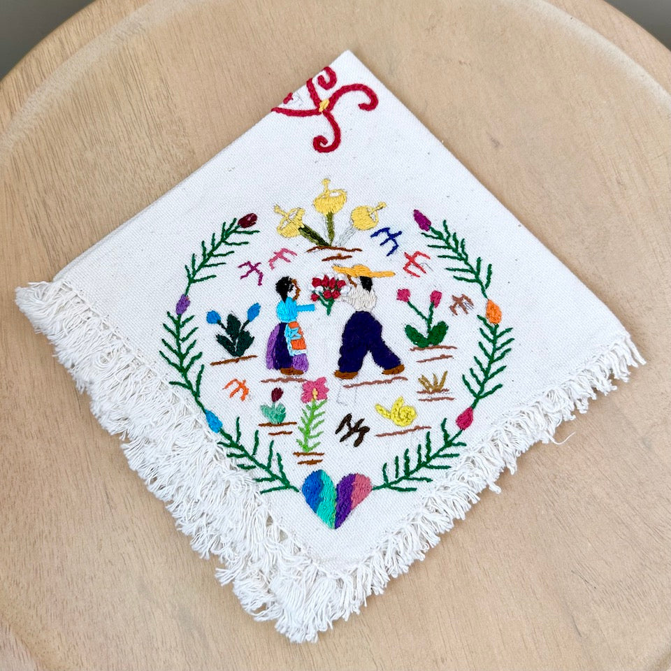 In Love Embroidered Napkins