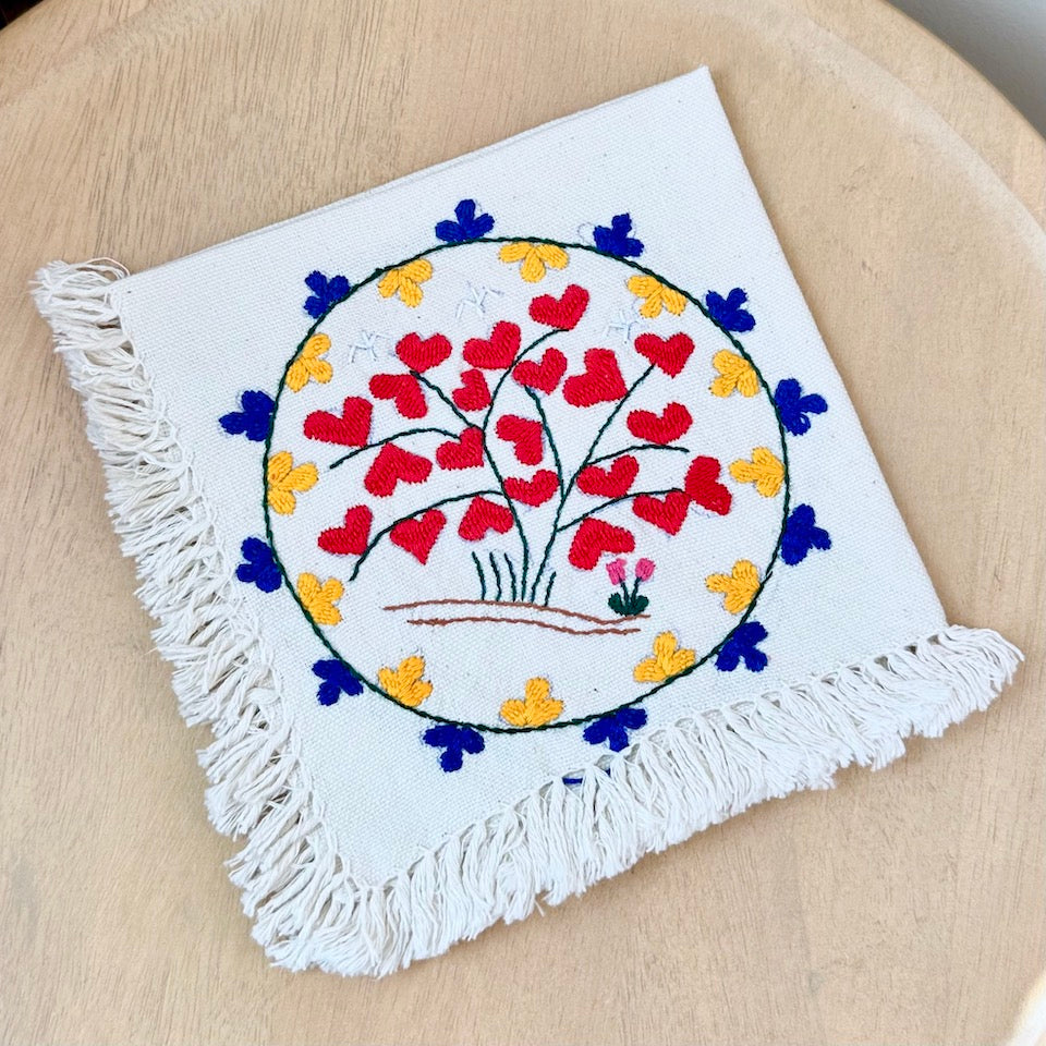 In Love Embroidered Napkins