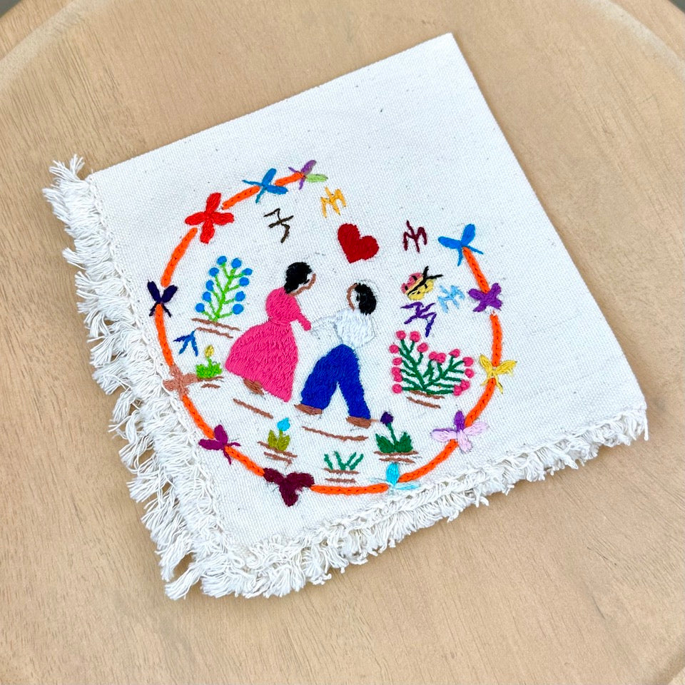 In Love Embroidered Napkins