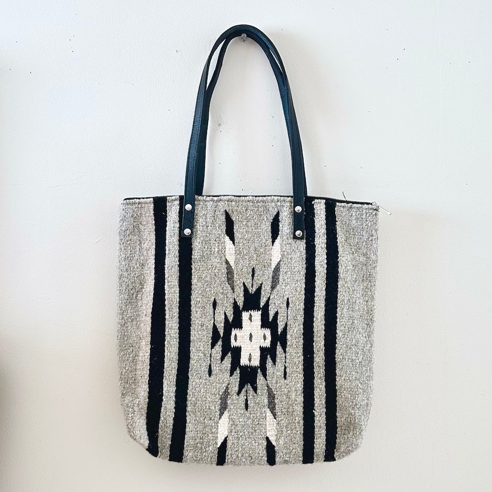 Gray Wool Handbags